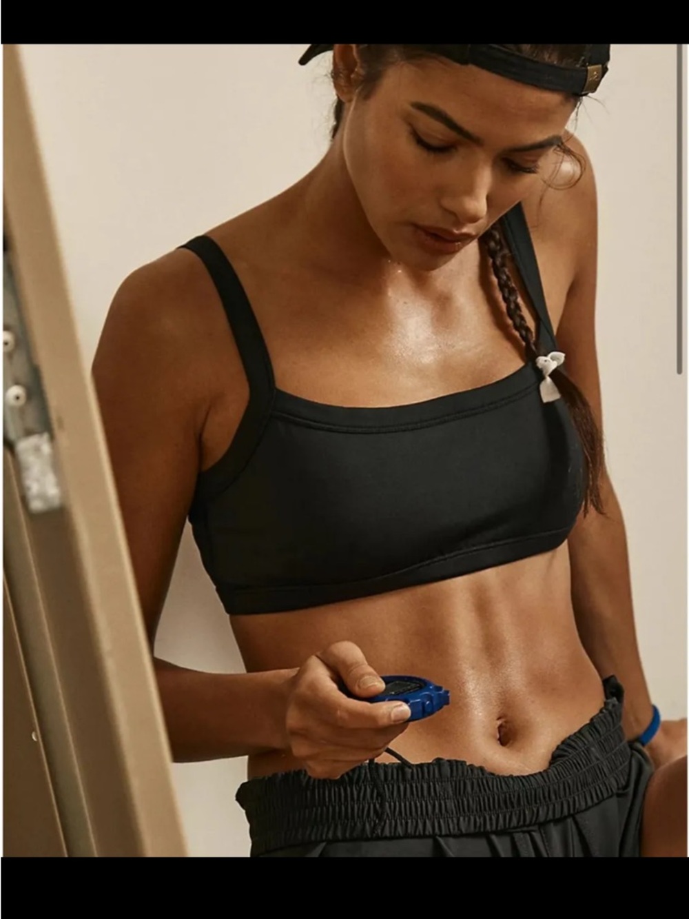 FP Movement by Free People Purple Square-Neck Sports Bralette